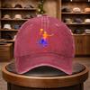 A Basketball Player Printed Baseball Cap Casual Duckbill Hat Stylish Headwear Adjustable Outdoor Cap Suitable for All Seasons