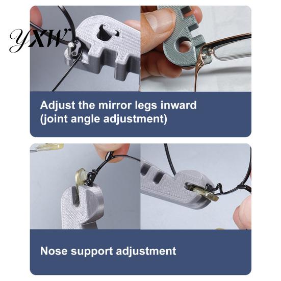 Acetate Frame Adjuster Eyeglass Curvature Glasses Temple Arm Bender Nose Pads Sunglasses Bending Tool Professional Optician for DIY Repair