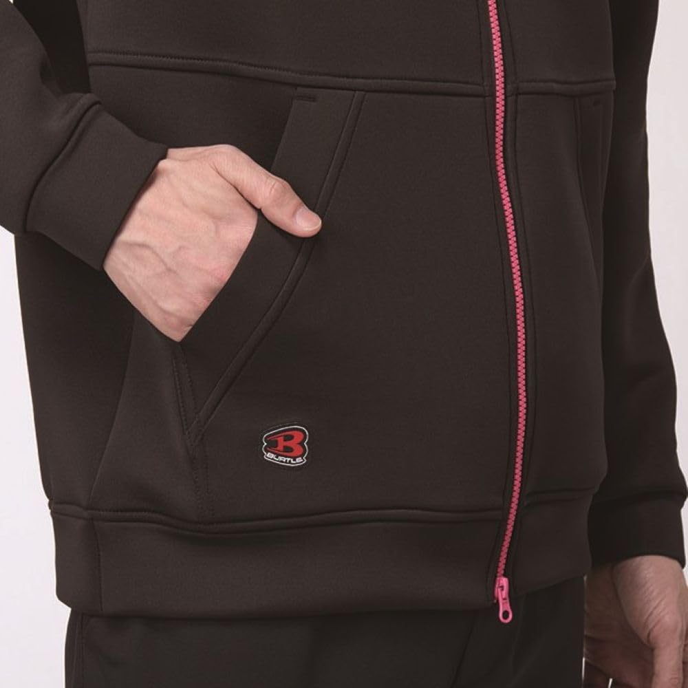 BURTLE Air Tech Zip Hoodie (Unisex) for Fall/Winter, Metallic Gold, 4110, 72 L