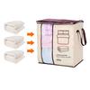 Non-woven Portable Clothes Storage Bag Organizer 45.5*51*29cm Folding Closet Organizer For Pillow Quilt Blanket Bedding