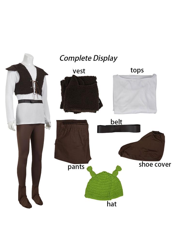 Potwór Shrek strój do cosplayu Shrek cosplay Kostium cosplay na Halloween