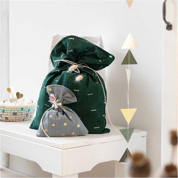 Mousseline froissée - RICO DESIGN - 130 x 50 cm - Gris - Achat au mètre - Idéale pour broderie