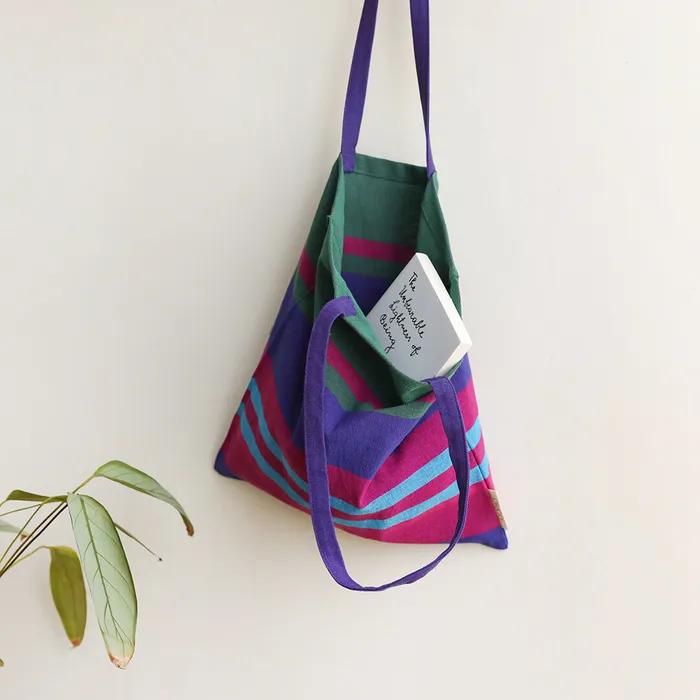 Eco bag, organic cotton, Christmas rose