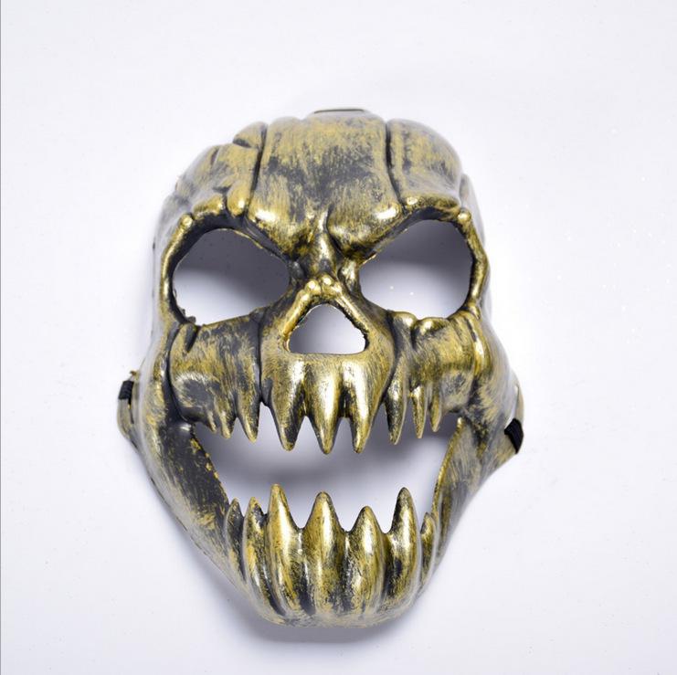 New Cloth Patch Fire Qilin Ghost Mask with Antique Fangs