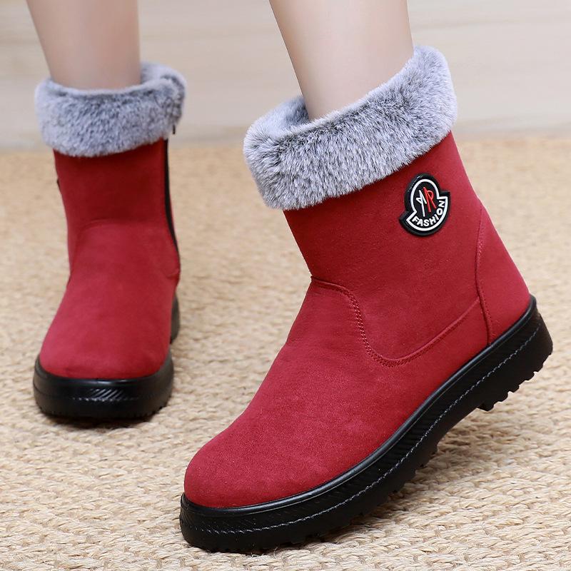 Cotton Shoes, Snow Boots, Women's Boots, Thickened Cotton Boots, Warm Long Boots