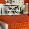 HERMES Bucket hat acetate hat Orange acetate Women Used
