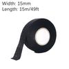 49/98Ft Electrical insulating tape soundproof heat-resistant 9-50MM automotive cable harness fabric shock-absorbing velvet tape
