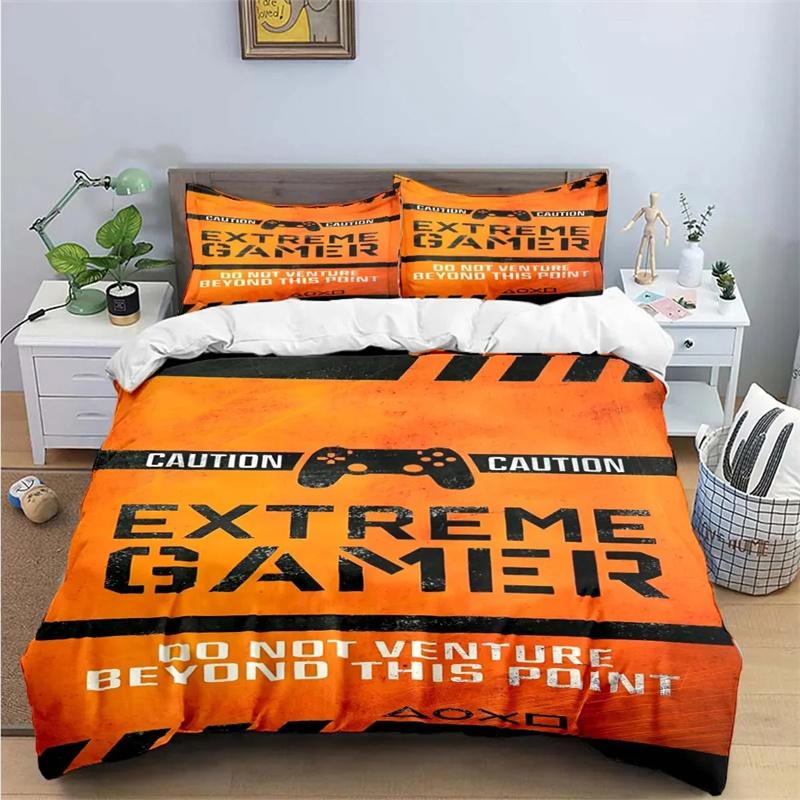 Gamer Controller 3D Print Bedding Sets Exquisite Bed Supplies Set Duvet Cover Bed Comforter Set Bedding Set Luxury Birthday Gift