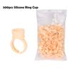 111pc Disposable Permanent Makeup Pigment Ring Cup Silicone Tattoo Ink Ring Holder Ring for Microblading Eyebrow Lip Pigment