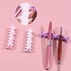 Stojak na pędzle do zdobienia paznokci Stylowy design Uchwyt na pisaki do malowania paznokci Display Narzędzia do salonu manicure, Nadaje się do przechowywania uchwytów na pisaki