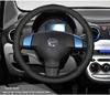 Jiangling Genuine Leather Steering Wheel Cover: Universal, All-Season, Breathable Fit for Teshunbao Yuhu Models 3, 5, 7, 9.