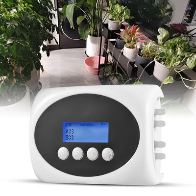 3W Solar Automatische Bewässerung Gerät Dual Pumpe Zeitgesteuerte Bewässerung für 15 Töpfe LCD Display USB/Solar