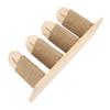 Cat Wall Mounted Climbing Shelves Pine Wood Stable Structure Space Saving Cat Wall Shelves for Home Apartment 4 Steps
