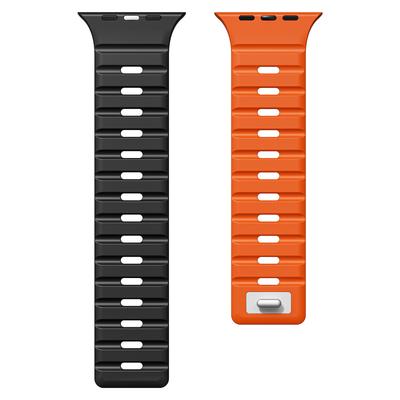 Magnetic Band for Apple Watch Series 10 42mm/9 8 7 41mm/SE (2023) SE (2022) SE 6 5 4 40mm/3 2 1 38mm Silicone Breathable Watch Strap