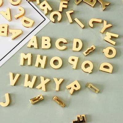 Perles Lettres Alliage Doré 8mm: Bracelets, Porte-clés, Art des ongles et Décorations personnalisés à faire soi-même