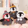Cute Cotton Small Penguin Plush Toy With Hat For Kids Gift And Collectors
