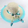 Women's Fashionable Sun Protection Wide Brim Straw Hat for Summer Beach and Scenic Outings