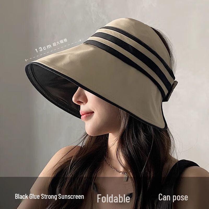 Складная широкополая шляпа от солнца Yishan Yisi с открытым верхом, защита от УФ