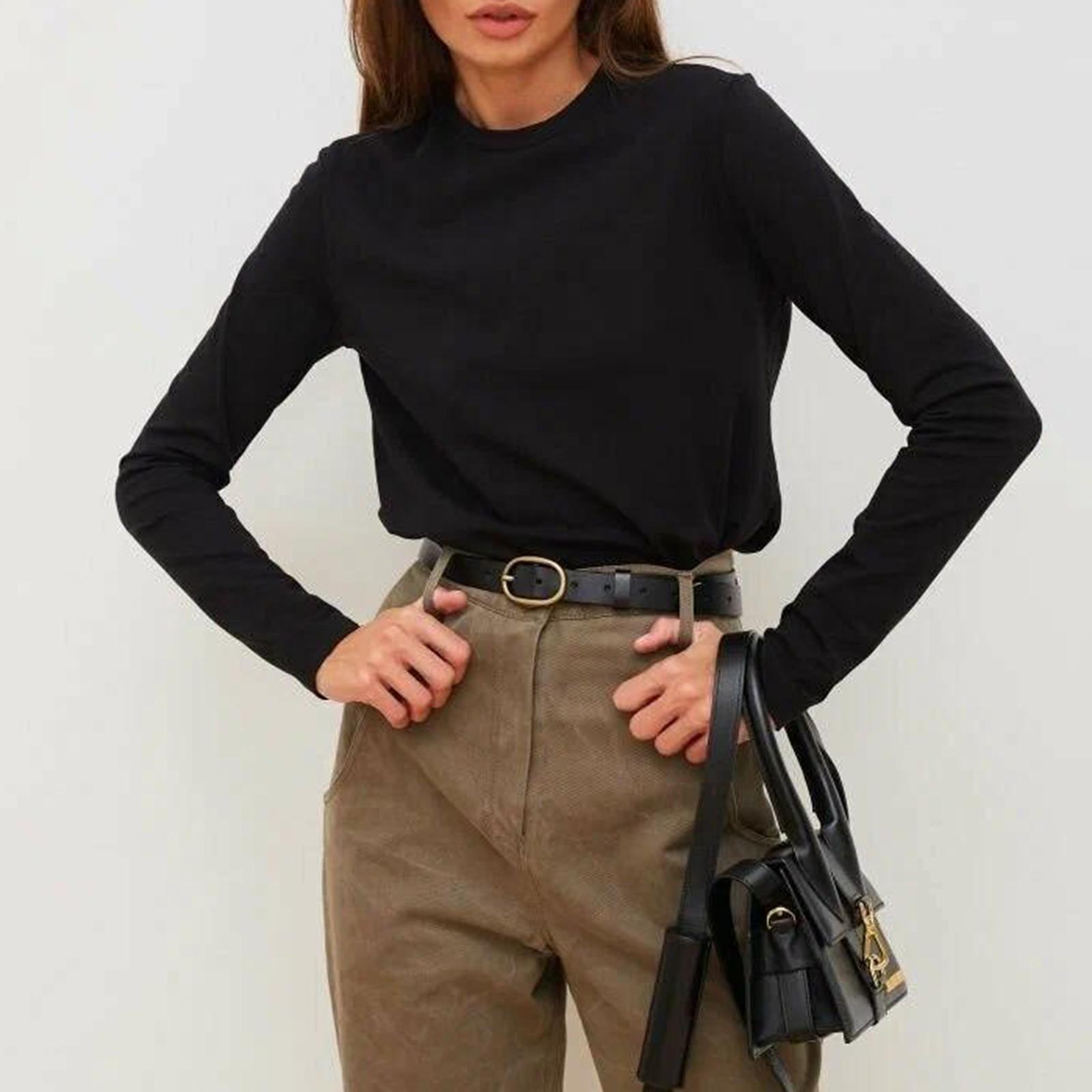 Женские футболки с длинными рукавами — фото 7