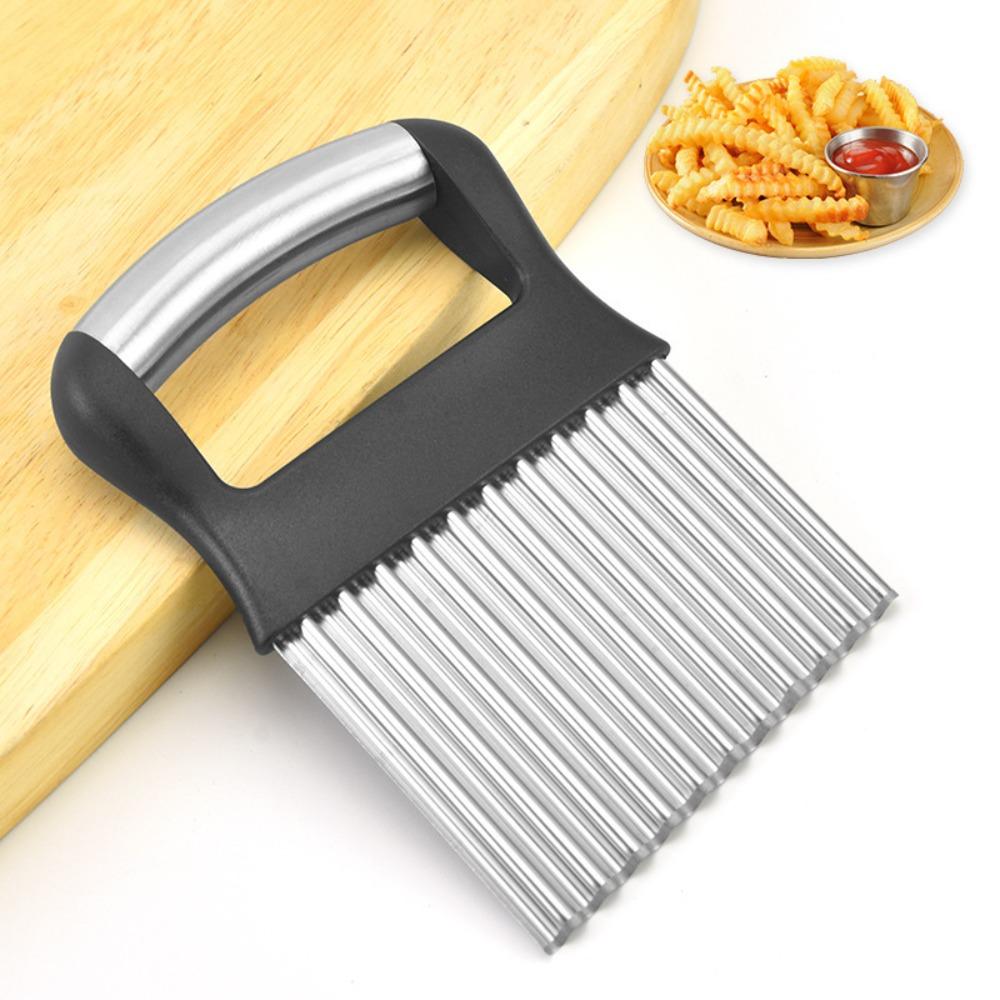 Sharp Wave Potato Cutter Manual Wave French Fries Cutter Practical Potato Slicer  Vegetable