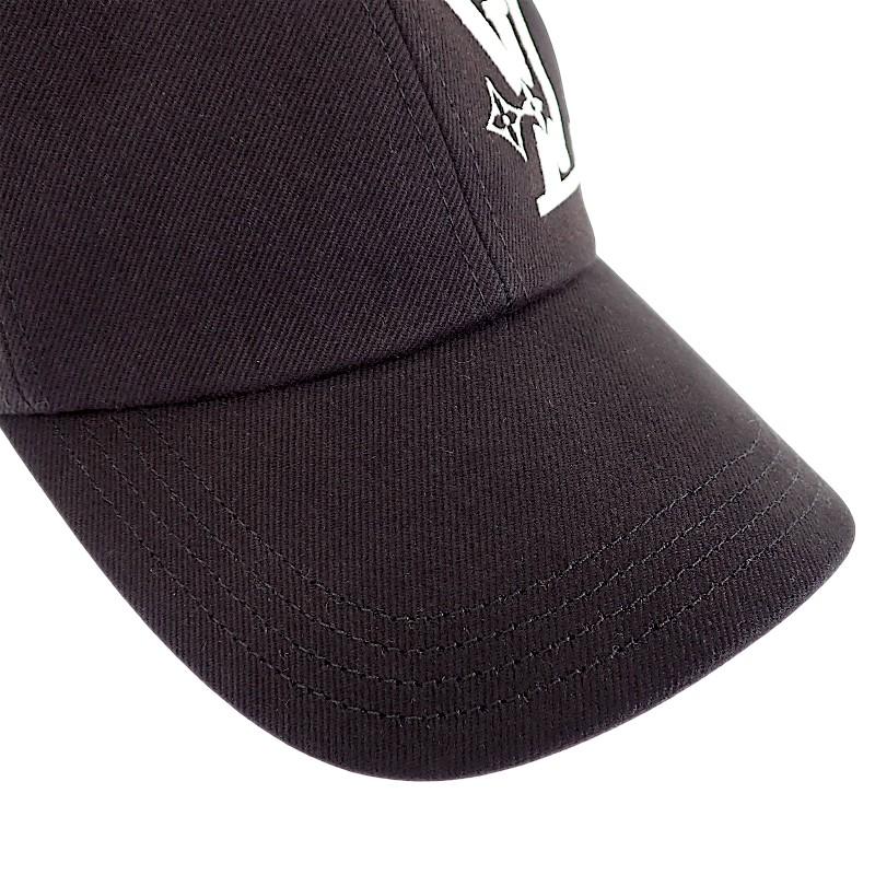LOUIS VUITTON  M7608L cap black cotton mens
