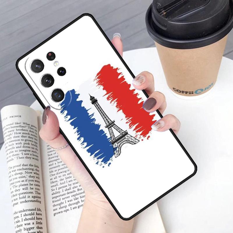 France National Flag Phone Case Cover For Samsung Galaxy S24 S25 Ultra S21 S22 Ultra S10E Note 10 Plus Note 20 FE S23