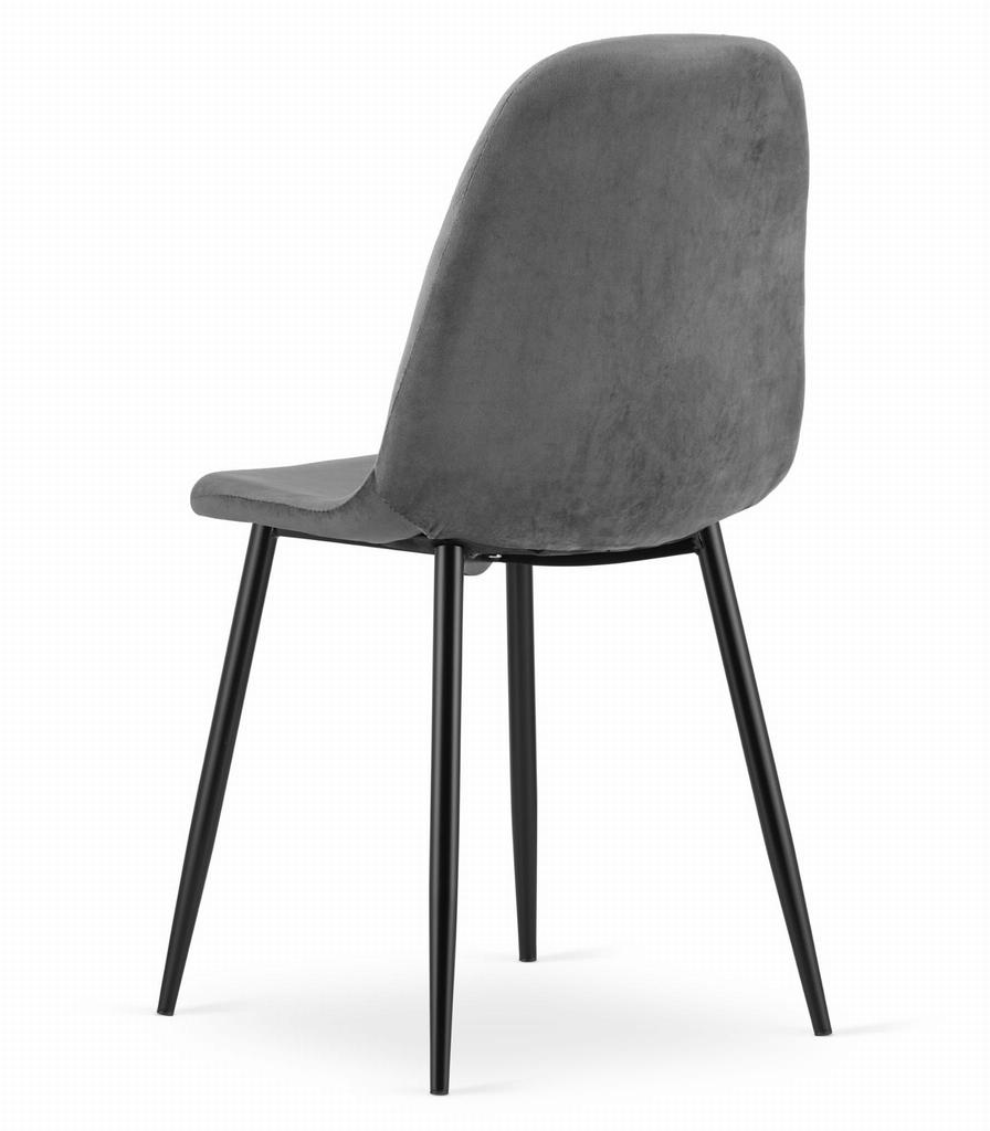 COMO Chair - Dark Gray Velvet X 2