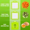 Vegetable Chopper, 15 in 1 Multifunctional, Fruit and Veggie Chopper, Vegetable Potato Slicer Dicer Cutter, Garlic Chopper