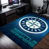 Seattle Logo Rug Office Carpet Non-Slip Mat, Chair Rug Floor Covering for Gaming, Bedroom, Living Room , Home Decor Christmas Gift