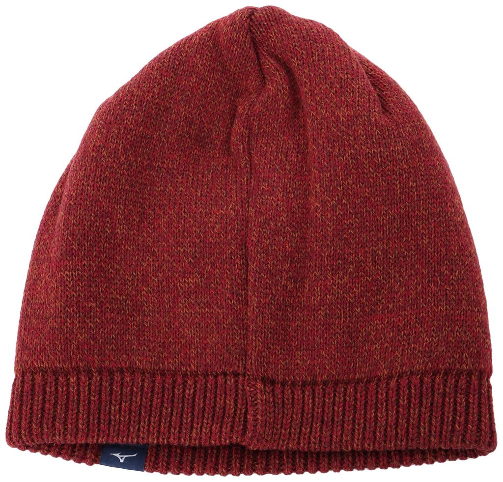 Mizuno Breath Thermo Single Knit Cinnamon Free Size Cap, Outdoor, Moisture-Wicking, Heat-Generating, Brown, B2JW2542,