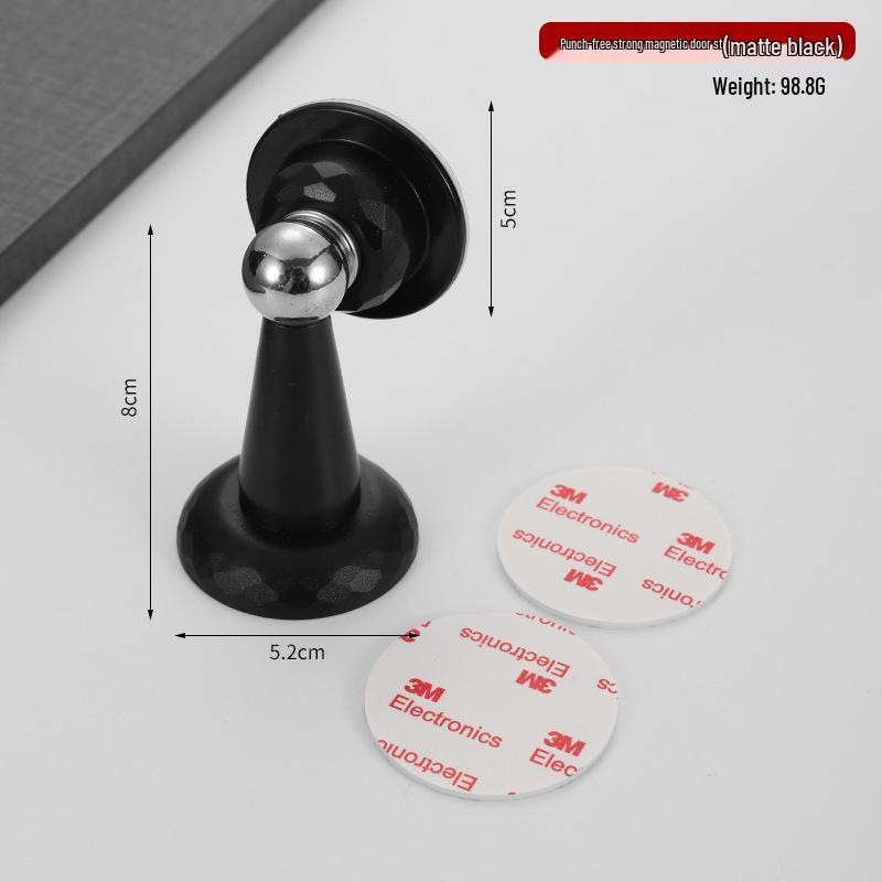 New Magnetic Door Stopper - Punch-Free, Silent, Anti-Collision for Bathroom and Household Use