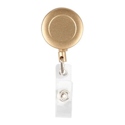 1 Set Aluminum Alloy Card Holder with ABS Retractable Badge Reel Pull ID Card Badge Holder Nurse Badge Lanyards School Supplies