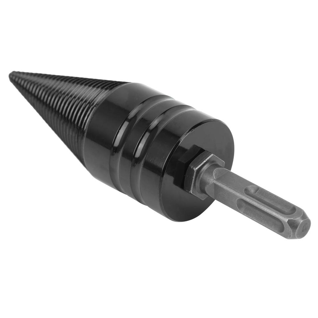 Vrták na palivové dříví Rozdělovač dřeva Vrták Rozdělovač palivového dříví Dřevěný kuželový razník Čtvercová stopka 42 mm