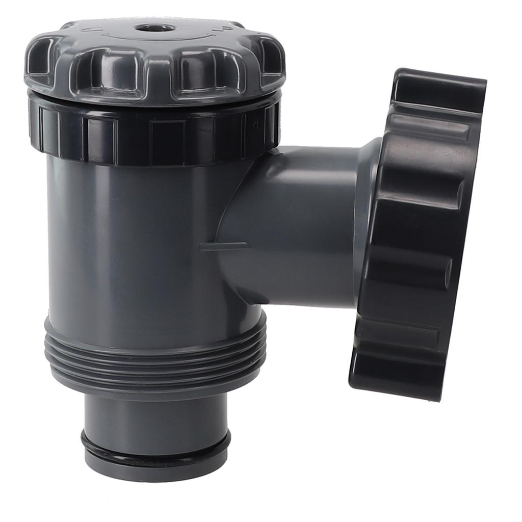 Replacement Swimming Pool Filter Pump Plunger Valve Easy On/Off Compatible with 1 1/2 Hoses and 2 1/2 Fittings