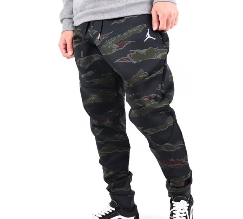 Jordan Casual Pants Men's Camouflage Moderate Cuffed Pants AH6167-010