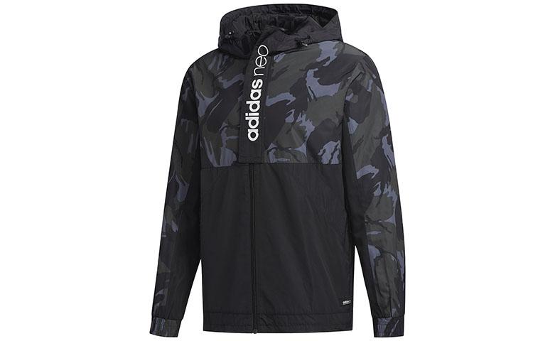 Adidas Neo Jackets Men s Black Hooded Moderate Other FN6543 L
