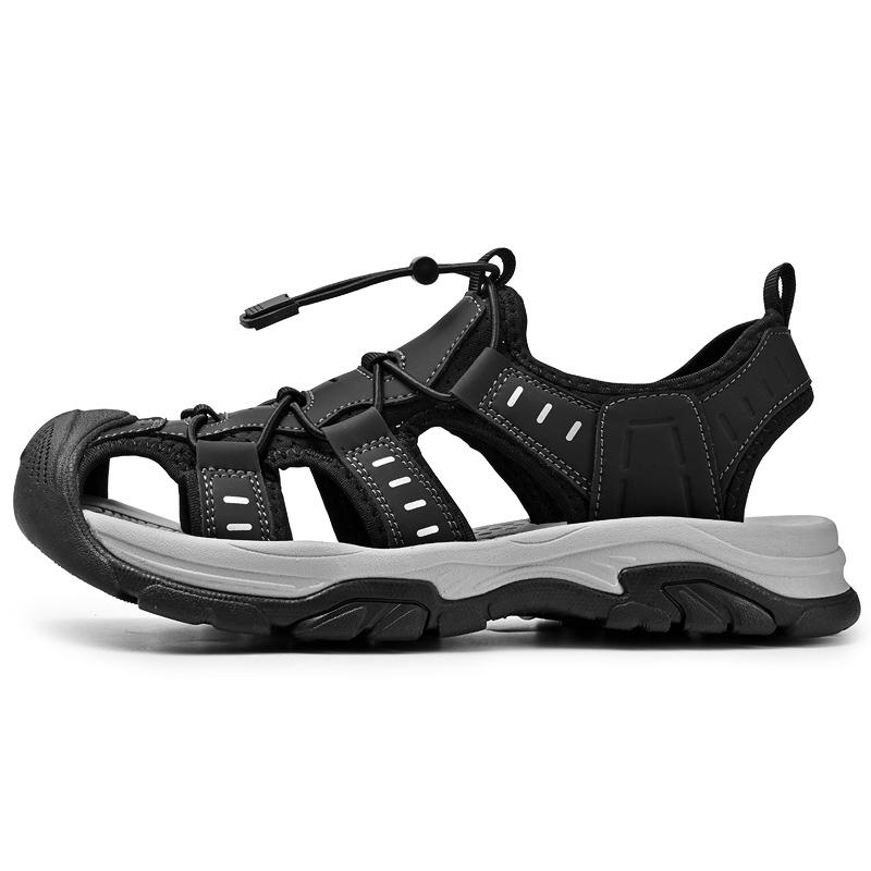 TUINANLE Men's Sandals: Breathable Openwork Design, Outdoor Casual Beach Shoes, Comfortable Men's Walking Shoes