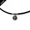 Glory_Arden [Unisex] 10Mm Vintage Pendant Choker Necklace / Ghmn-343