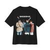 Kpop Bigbang OT4 Unisex T-shirt, Oversized Box T-shirt, Fan Merchandise, Muziekconcert Mode, Koreaanse Band Top Hip Hop Streetwear Oversized T-shirt