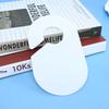 12Pcs White Clothing Size Dividers Plastic Clothe Marking Ring Size Tags Rack