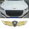 ASW1  Car Front Trunk Side Wings Badge Sticker Emblem for Citroen C1 C3 C4 C5 DS3 DS4 DS5 Berlingo Jumpy C-ELYSEE Cactus Accessories