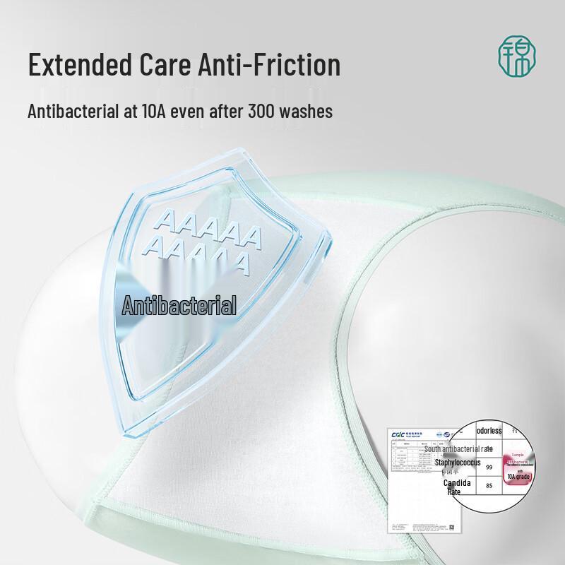 Jindu 10A Antibacterial Women's Seamless Cotton Briefs