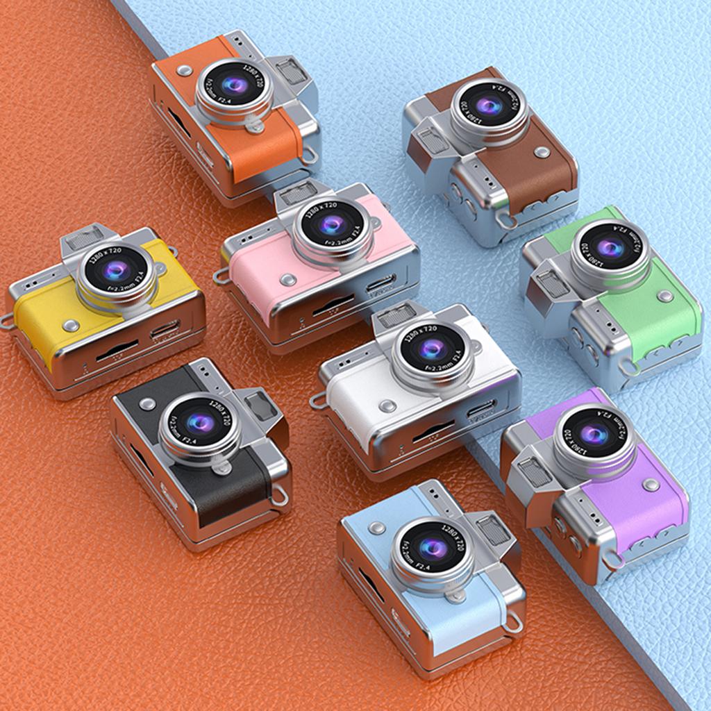 Daumen Schlüsselanhänger Kamera 1,47 Zoll Klappbildschirm Retro CCD Mini Digitalkamera HD Sehr Kleine Camcorder Tragbarer Videorekorder Geschenk