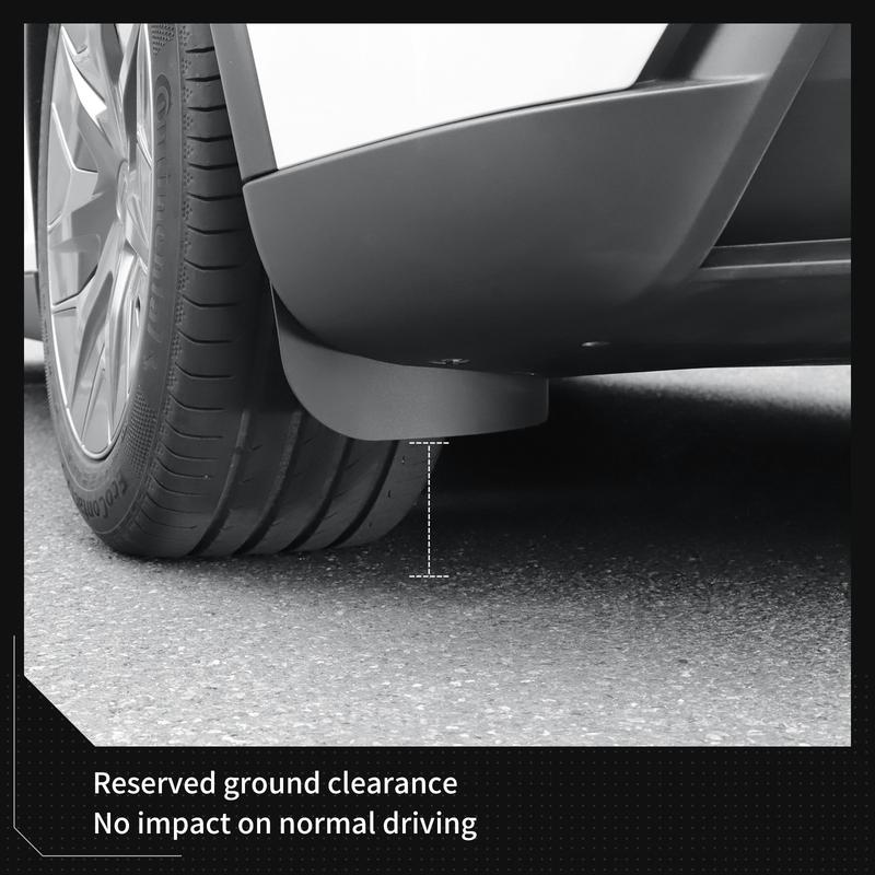 for Tesla Model YL 2025 2026 Rear Wheel Mud Flaps Car Modification Accessories Splash Guard Mud Fenders Kit 4Pcs