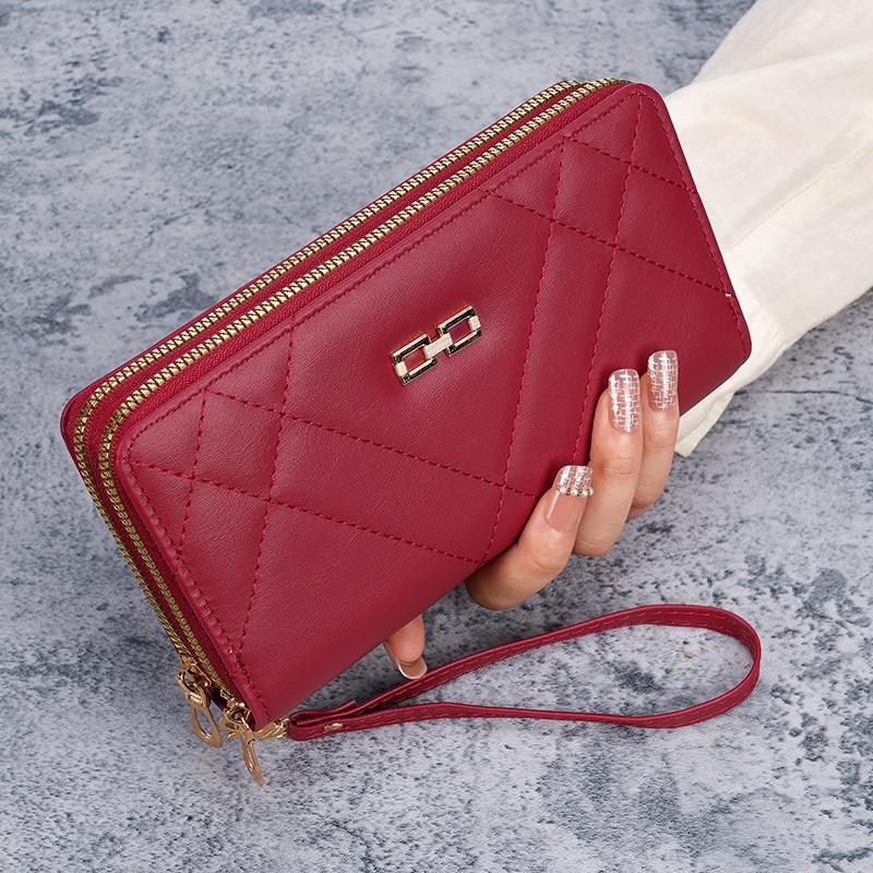 ladies purse clutch bag fashion fresh large-capacity female purse explosions cross-border mobile phone coin purse rhombus.