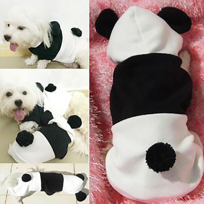 Cozy Panda Transformation Pet Clothing For Dogs And Cats In White