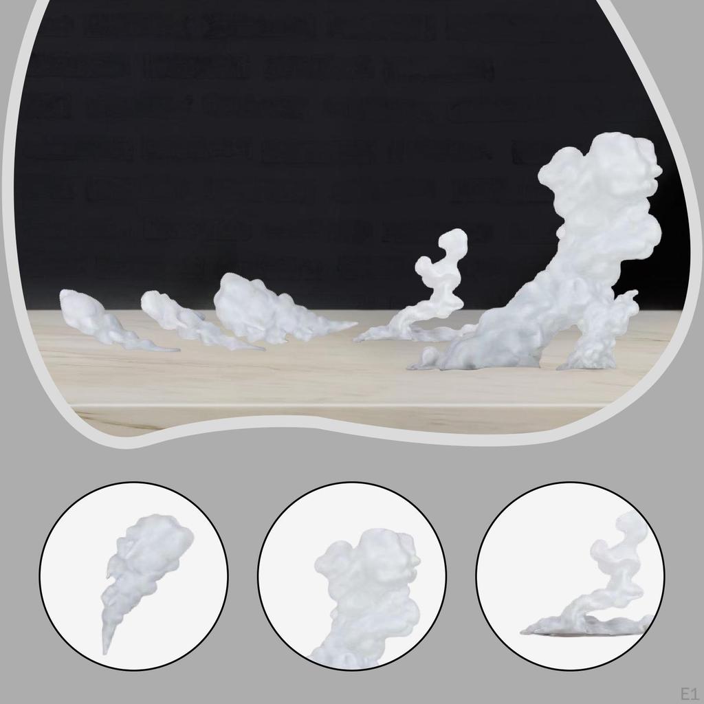 Raucheffekt-Modelle Realistische Shf-Zubehörteile für Desktop-Regal Wohnzimmer