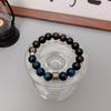 Men Womens Obsidian Blue Tiger Eye Bracelet Handmade Vintage Minimalist Fashion Jewelry