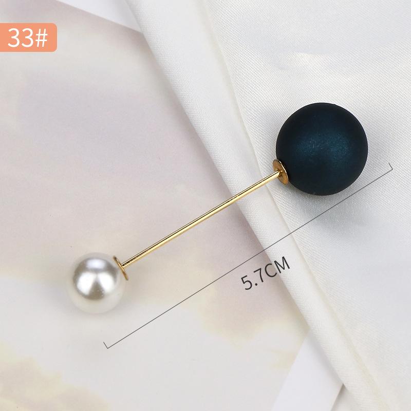 Pearl Anti-Exposure Brooch: Women's Waist-Cinching Pin & Clothing Decoration