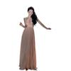Summer New Birthday Dress Women's Seaside Vacation Beach Dress High-end Neck Dress